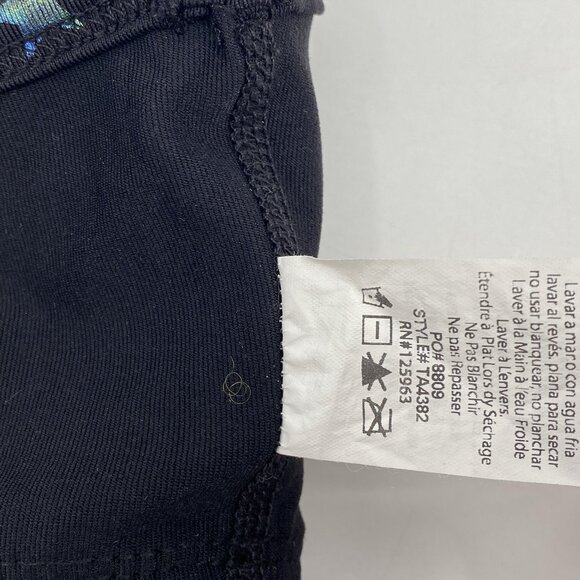 BEYOND YOGA Size Small Black Slim Racerback Cropped Tank Foil Silver Stars - Picture 4 of 12